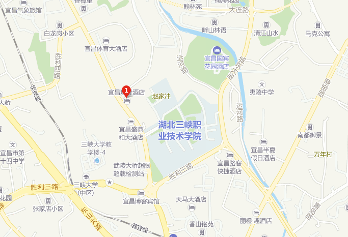 2018年下半年湖北宜昌教師資格證報名現場審核地點圖